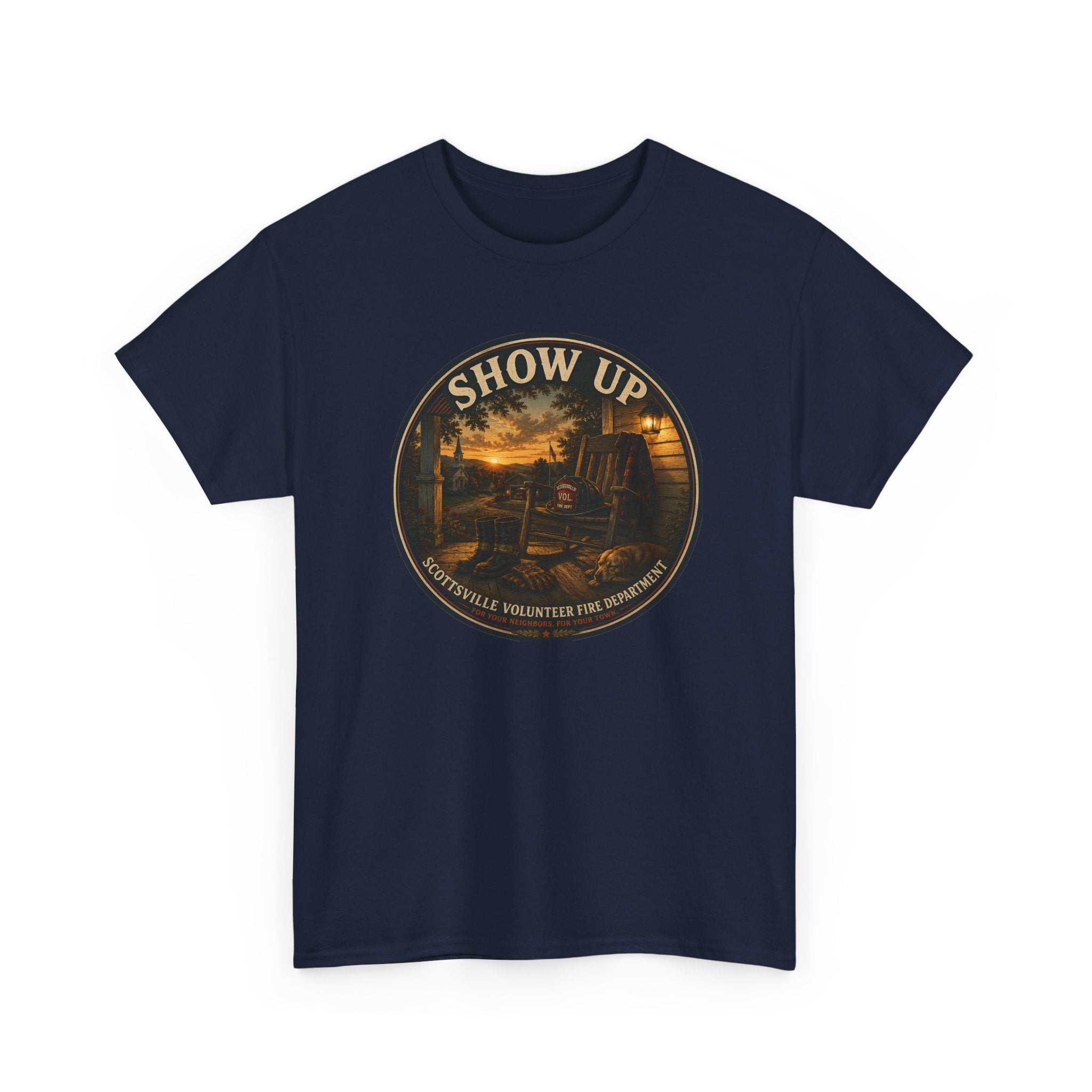 Volunteer Fire Department T-Shirt — Scottsville Firefighters Tribute Tee