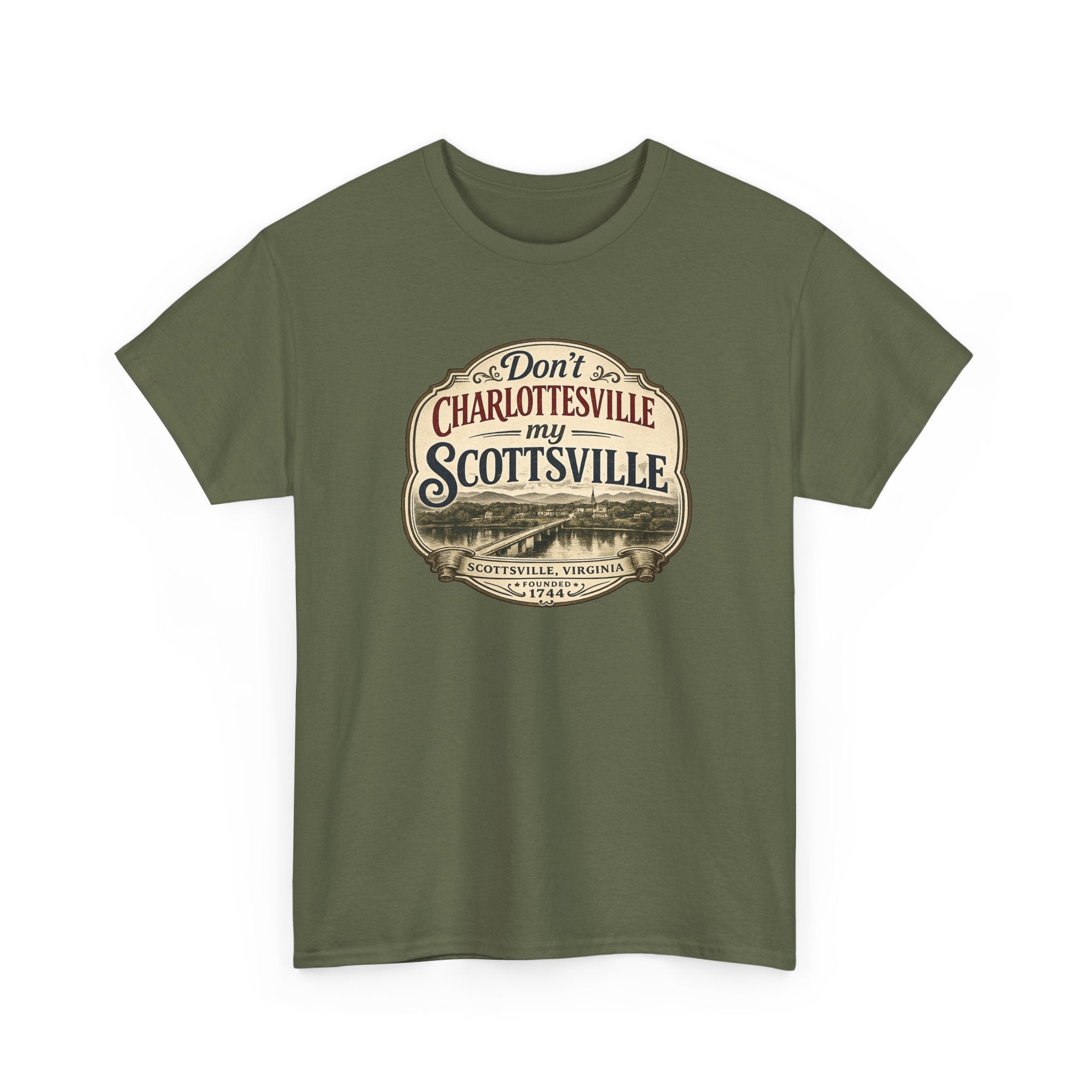 Don’t Charlottesville, My Scottsville — Vintage Scottsville T‑Shirt