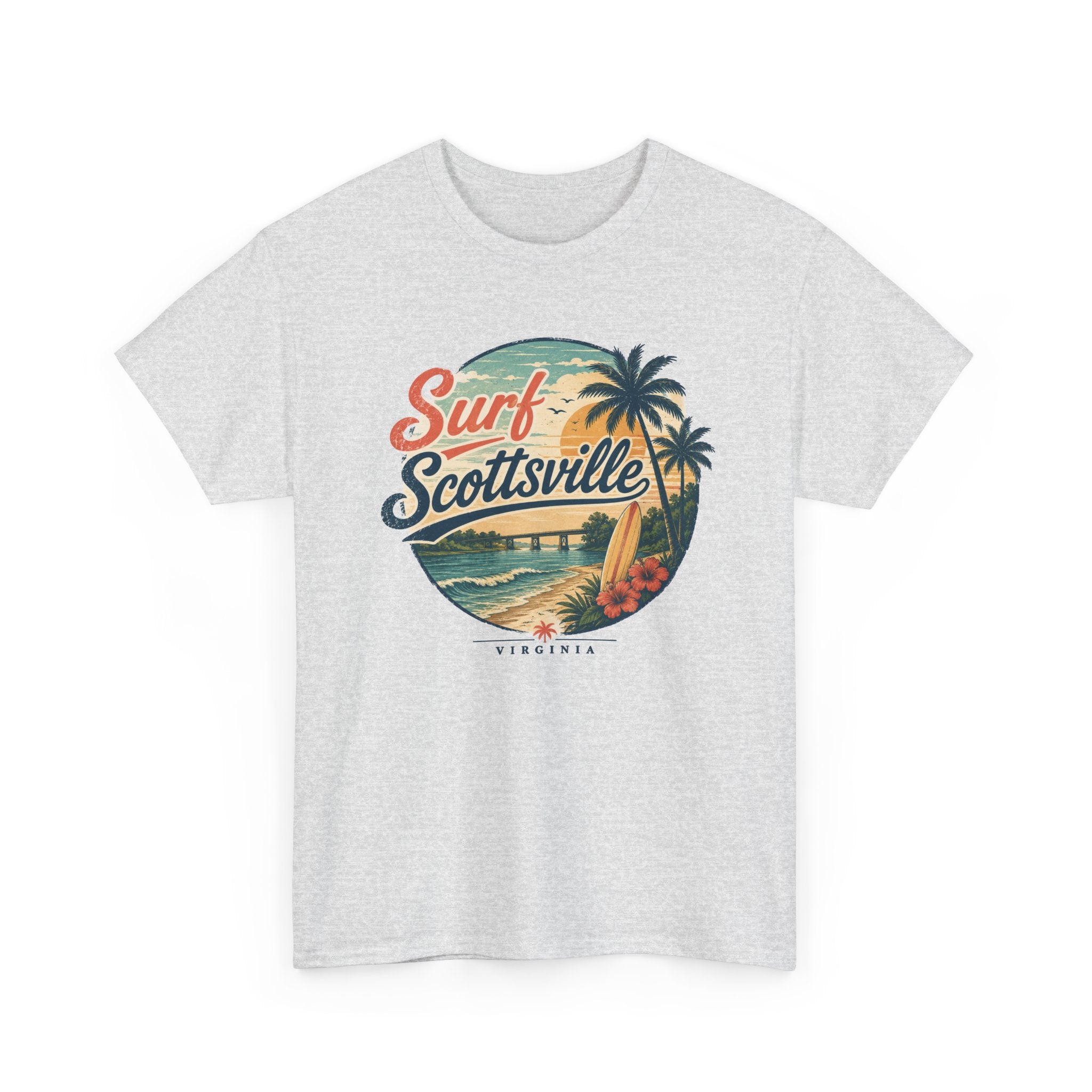 Surf Scottsville Tee — Vintage Palm Beachboard Graphic Shirt