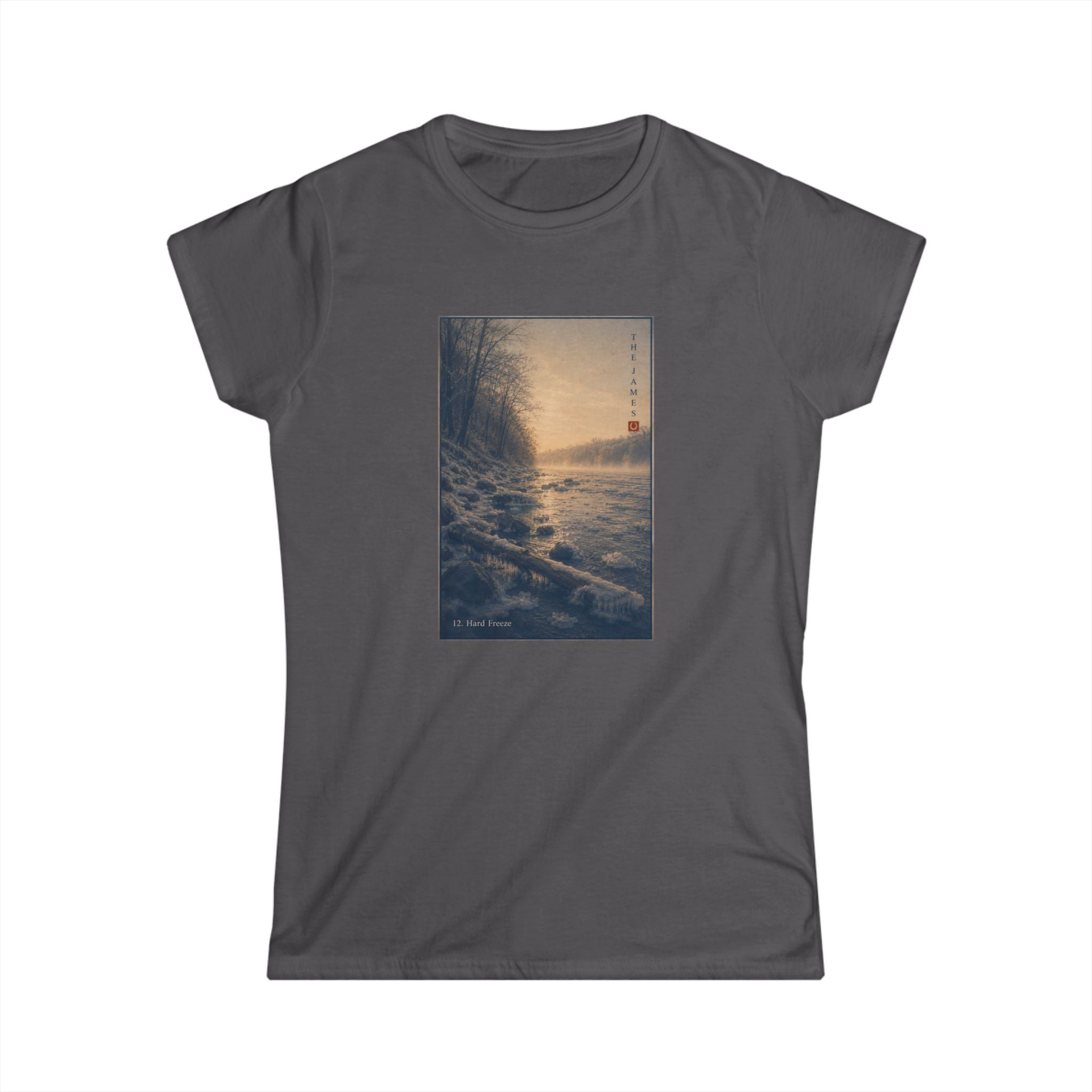 12. Hard Freeze - Women's Softstyle Tee — Classic Heather Gray Women's T‑Shirt