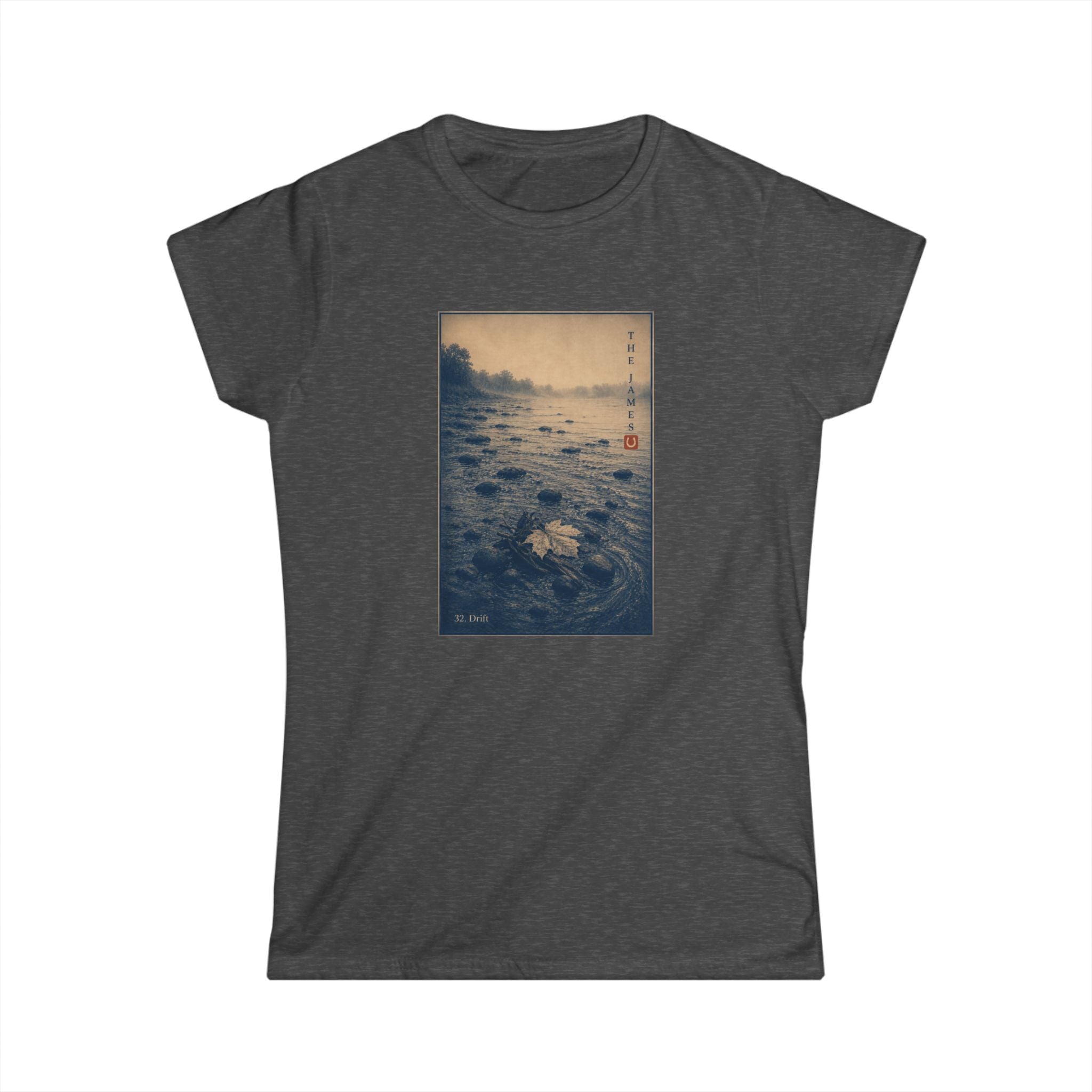 32. Drift - Women's Black Classic Tee — Softstyle Crewneck