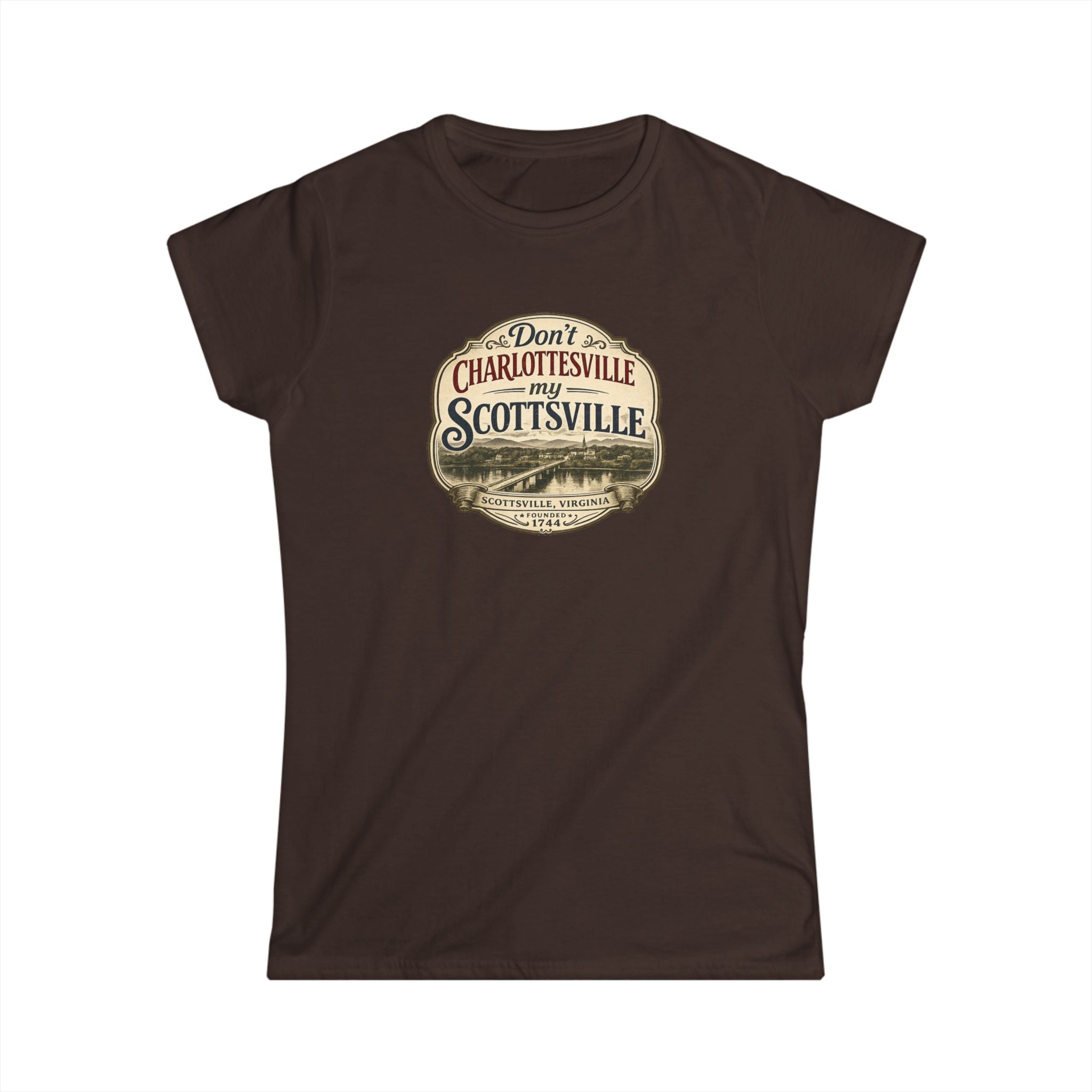 Don't Charllottesville My Scottsville! - Women's Softstyle Tee