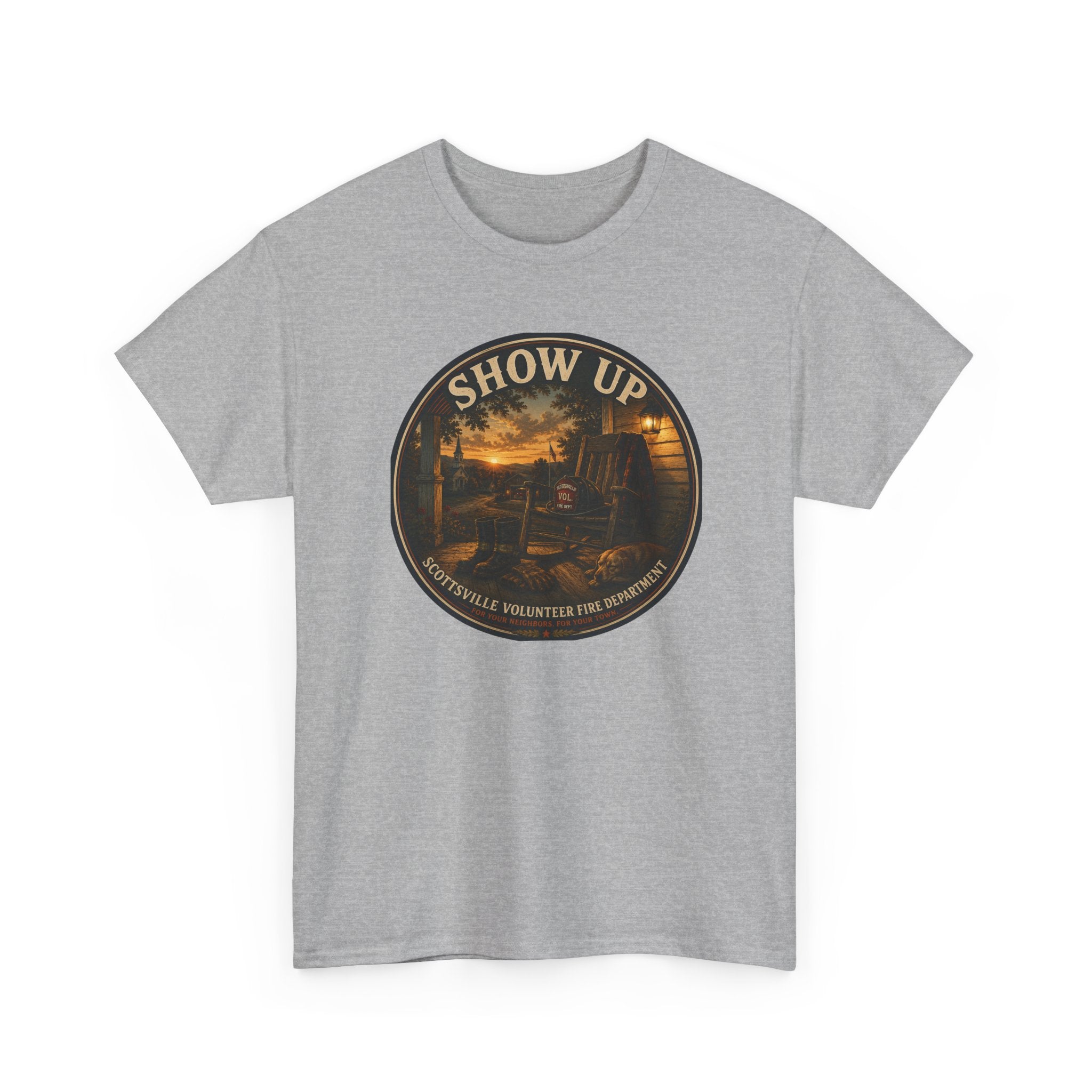 Volunteer Fire Department T-Shirt — Scottsville Firefighters Tribute Tee