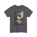 20. Summer Cicadas — Vintage Art Print Tee (Serene River Scene)