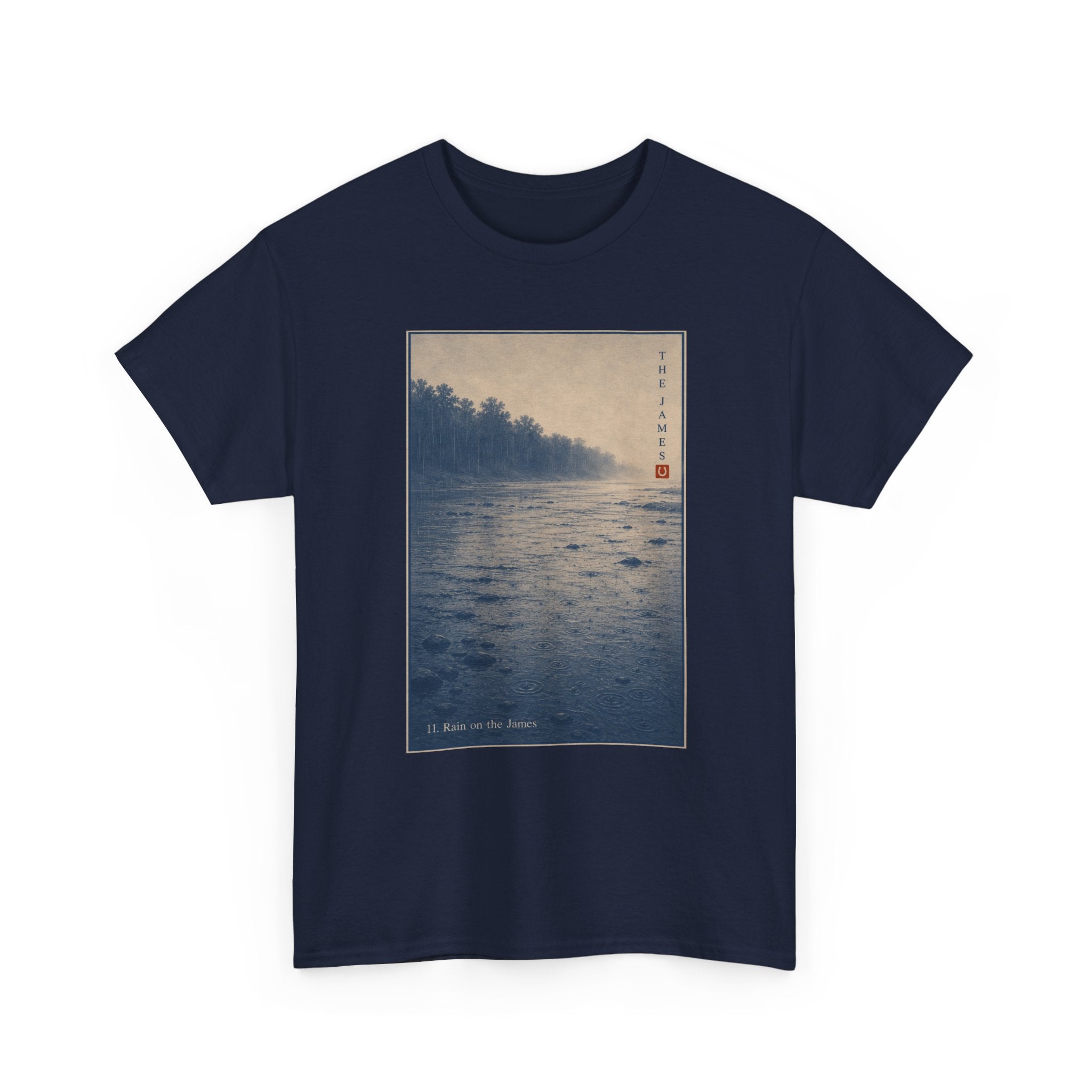 11. Rain on the Jame — Vintage River Art Print