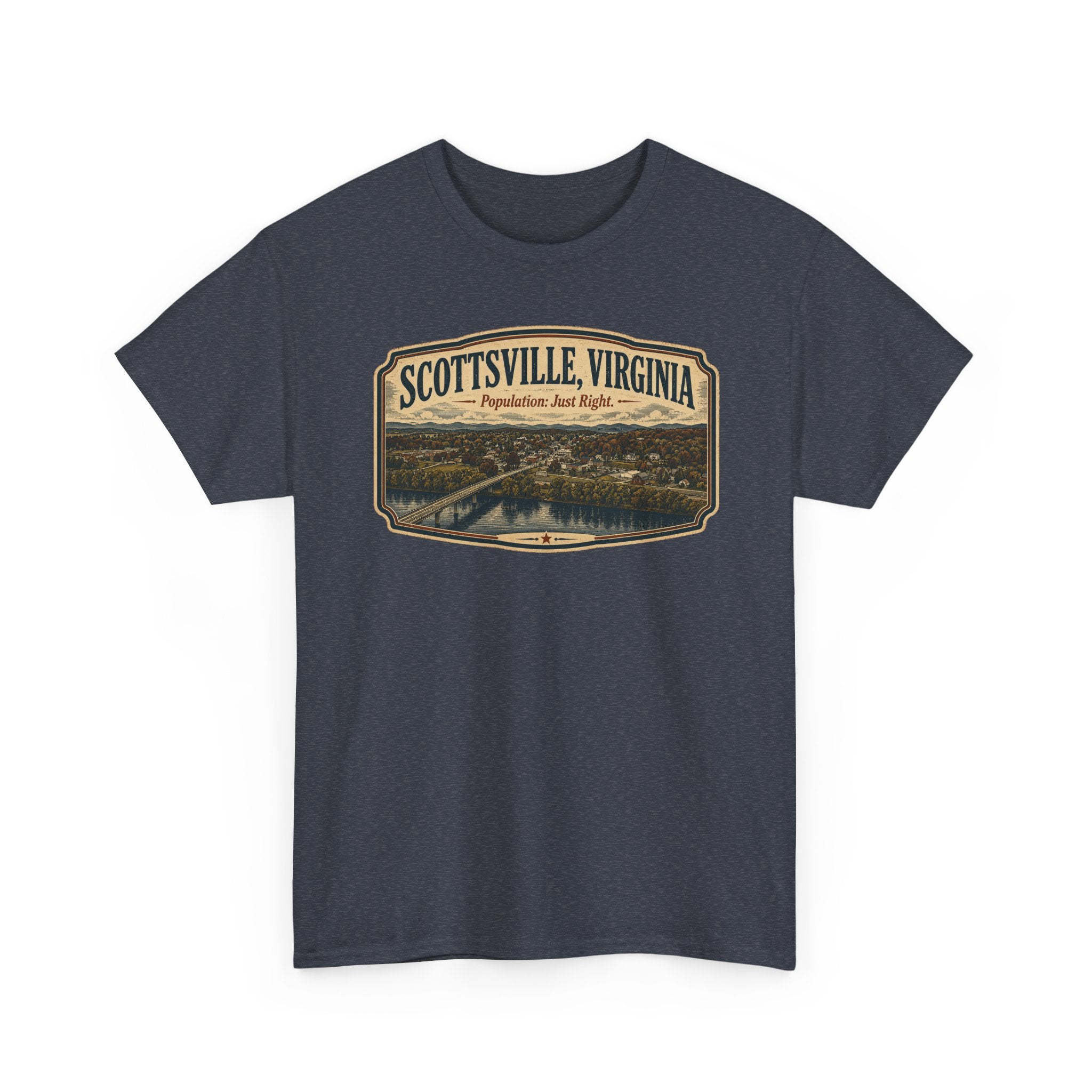 Scottsville, Virginia Vintage Scenic T‑Shirt