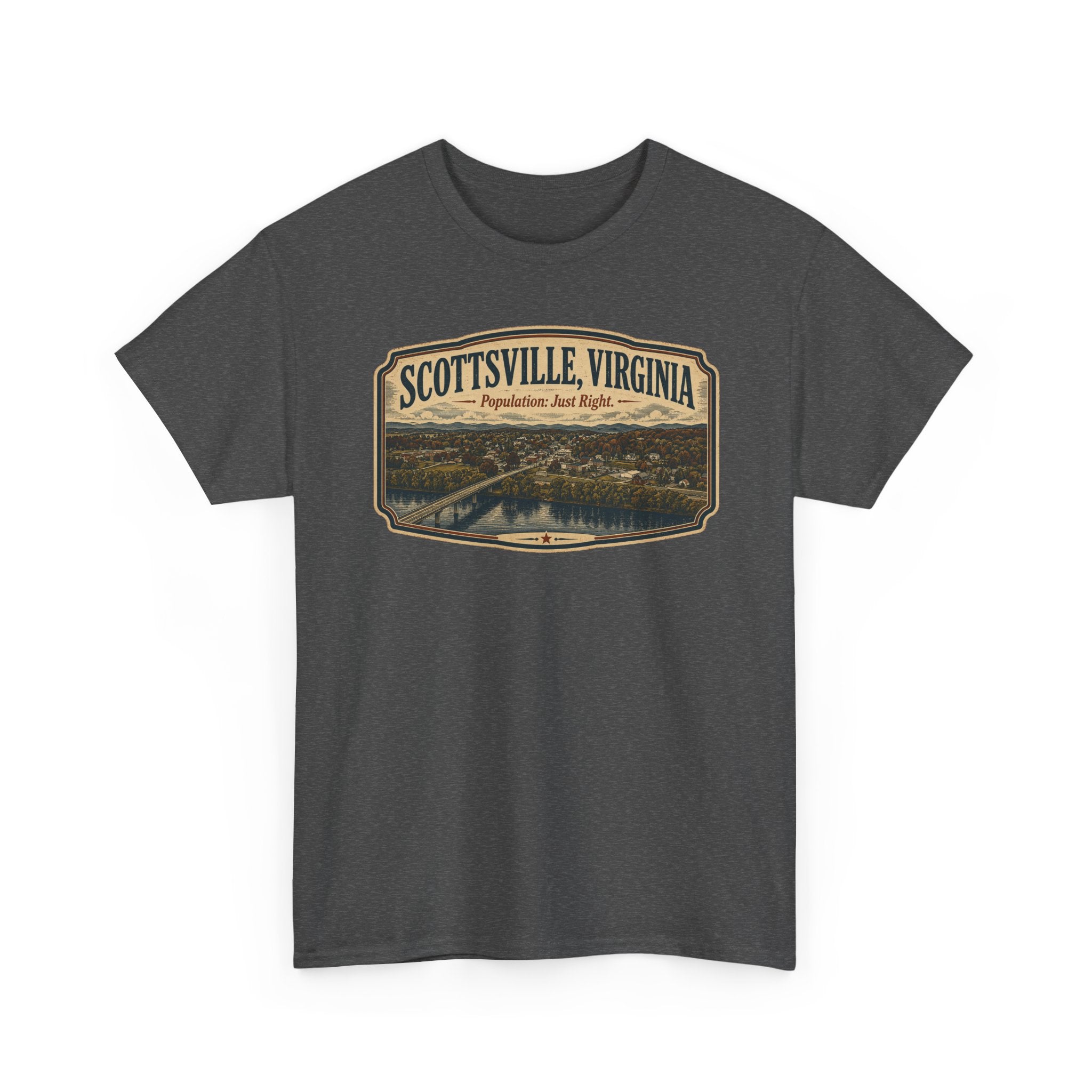 Scottsville, Virginia Vintage Scenic T‑Shirt