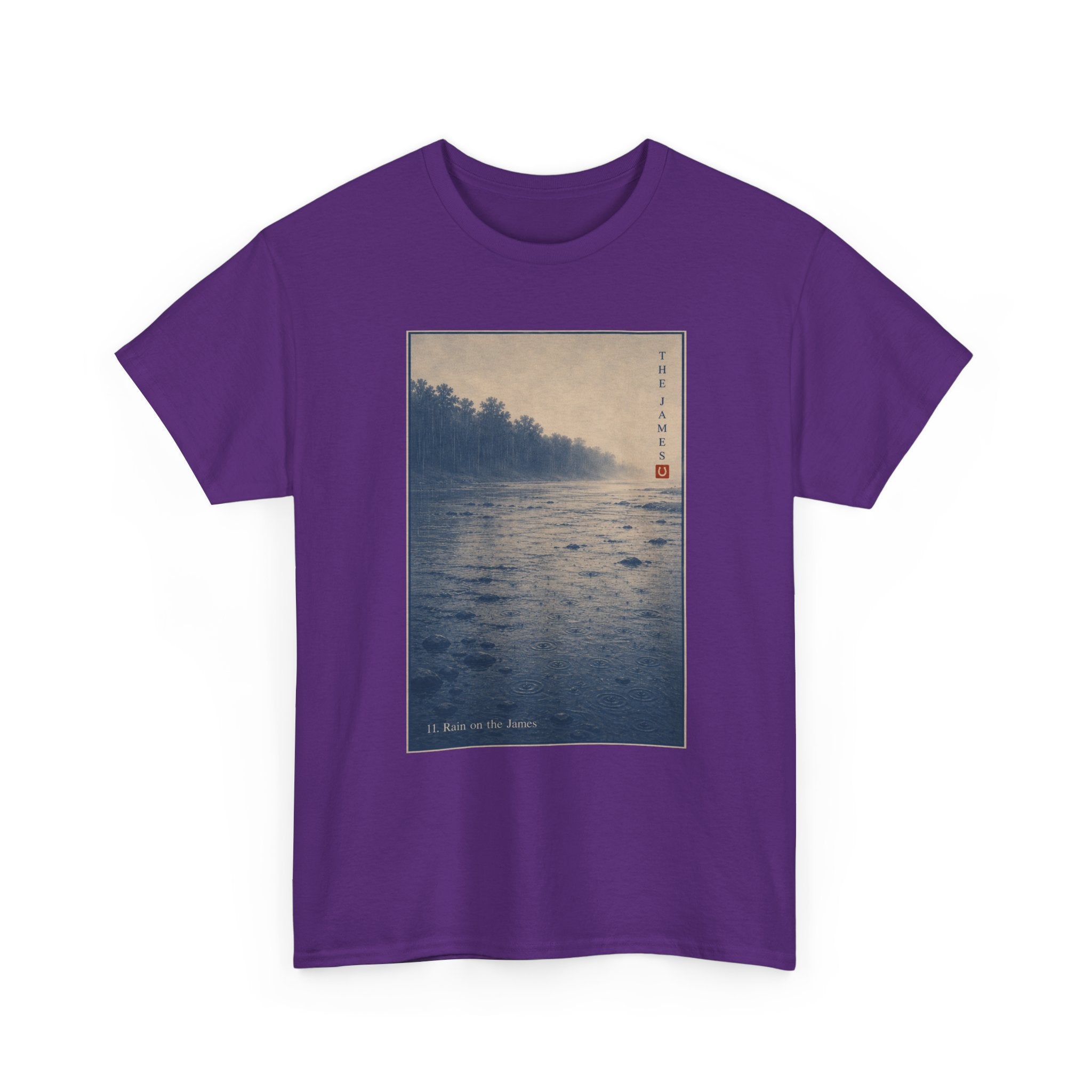 11. Rain on the Jame — Vintage River Art Print