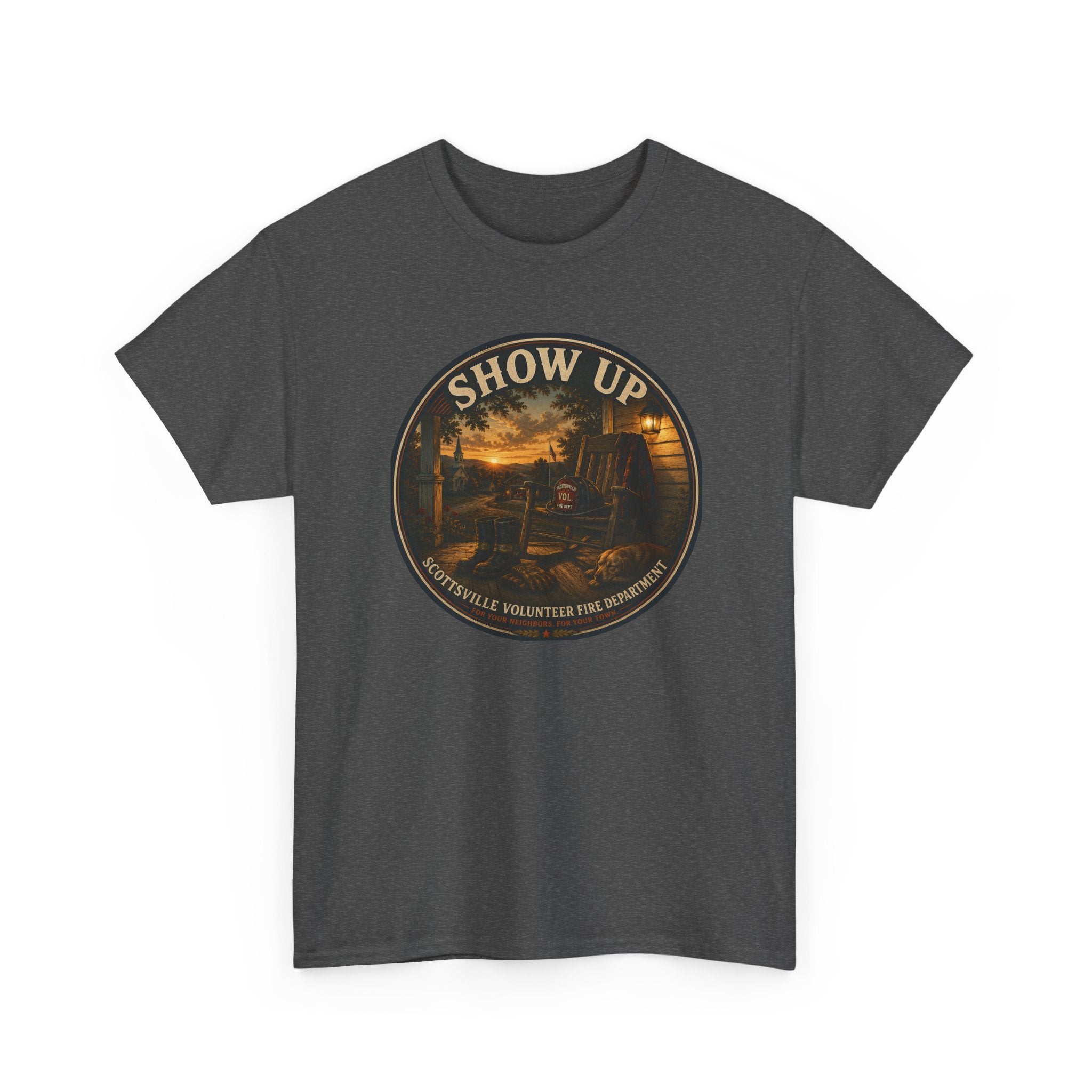 Volunteer Fire Department T-Shirt — Scottsville Firefighters Tribute Tee