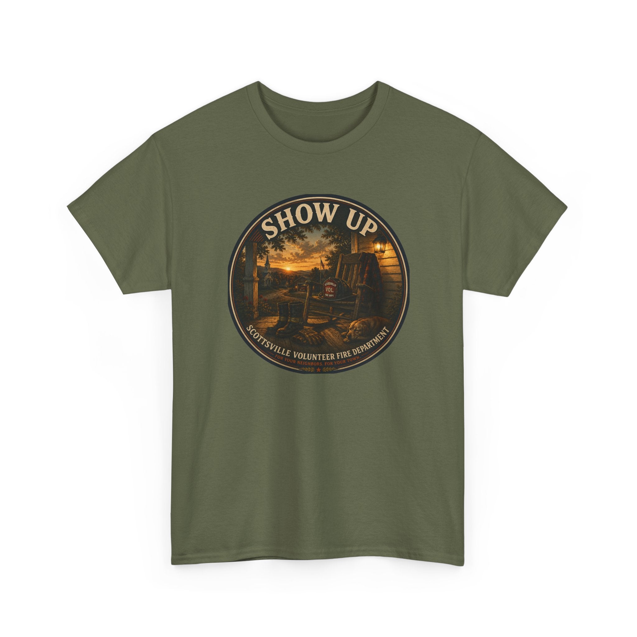 Volunteer Fire Department T-Shirt — Scottsville Firefighters Tribute Tee