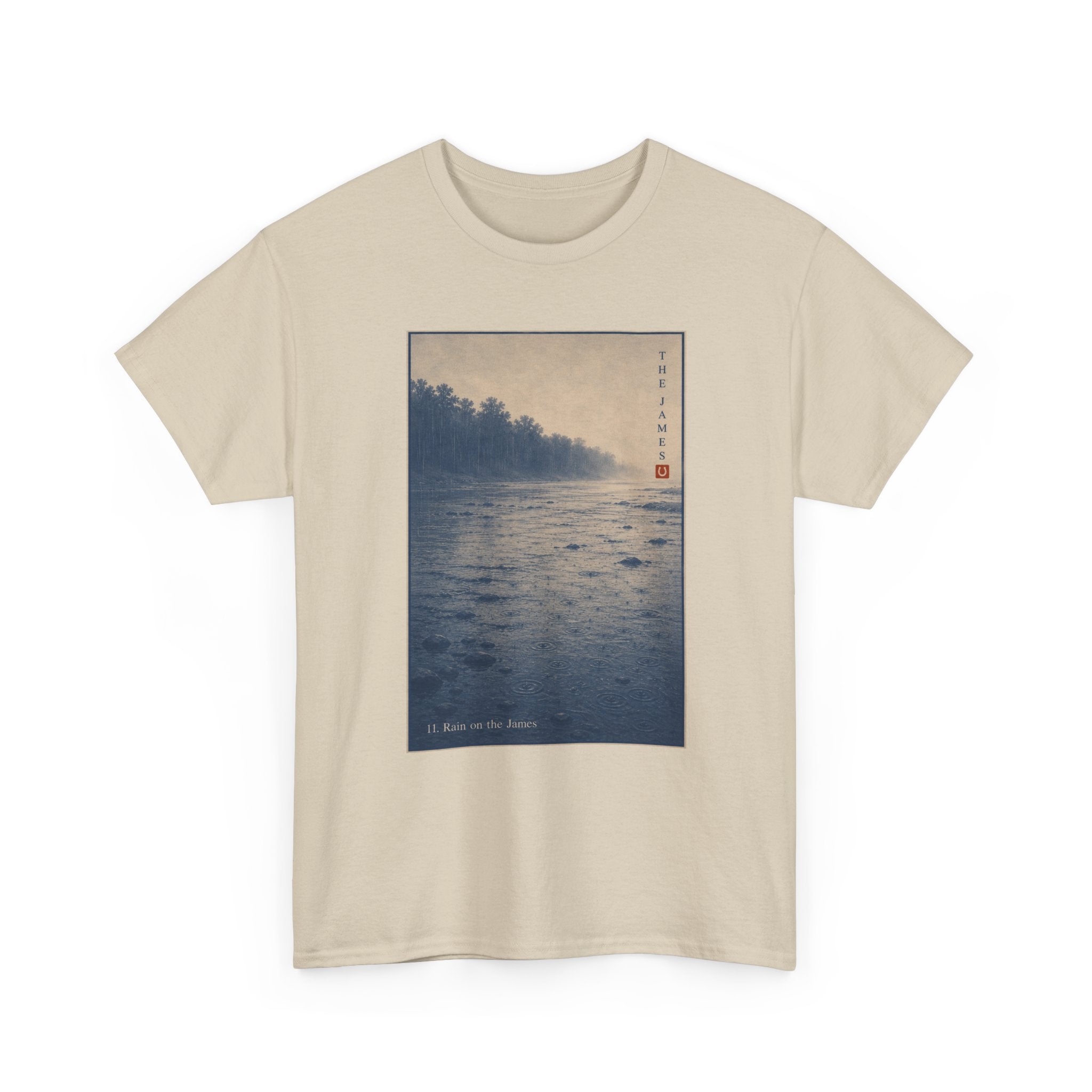 11. Rain on the Jame — Vintage River Art Print