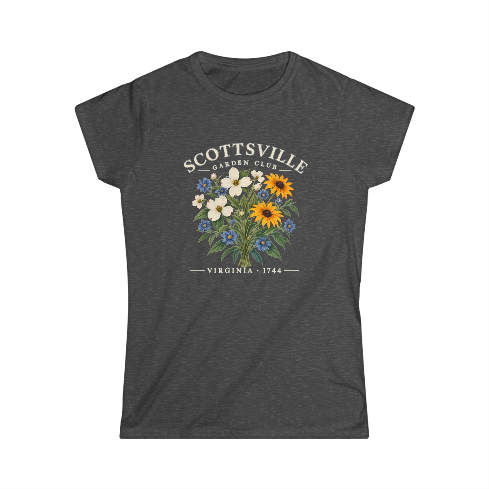 Scottsville Garden Club - Women's soft style tee