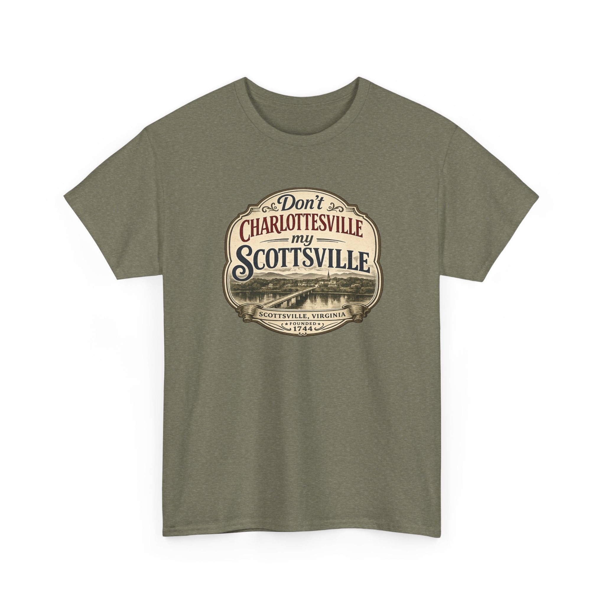 Don’t Charlottesville, My Scottsville — Vintage Scottsville T‑Shirt