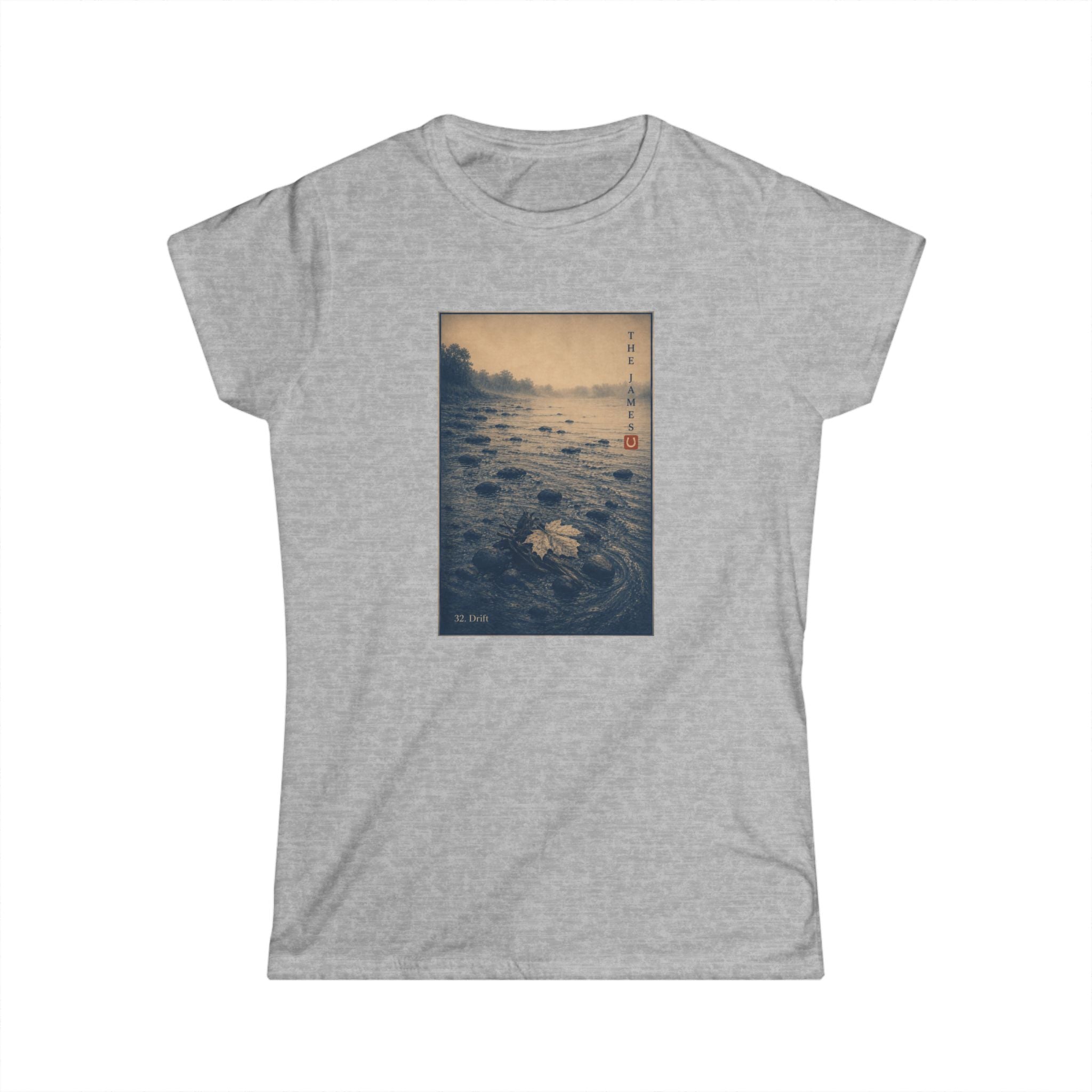 32. Drift - Women's Black Classic Tee — Softstyle Crewneck