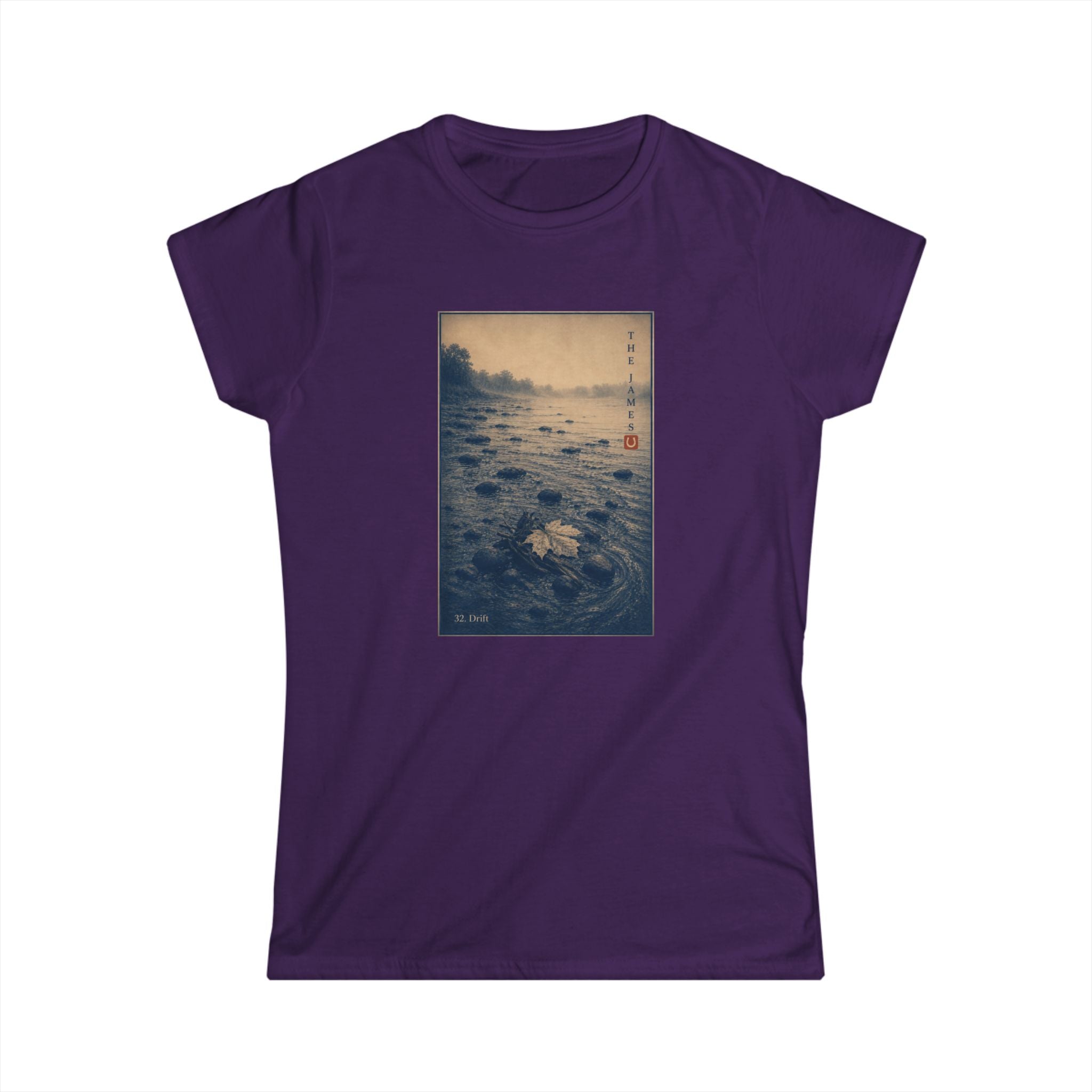 32. Drift - Women's Black Classic Tee — Softstyle Crewneck