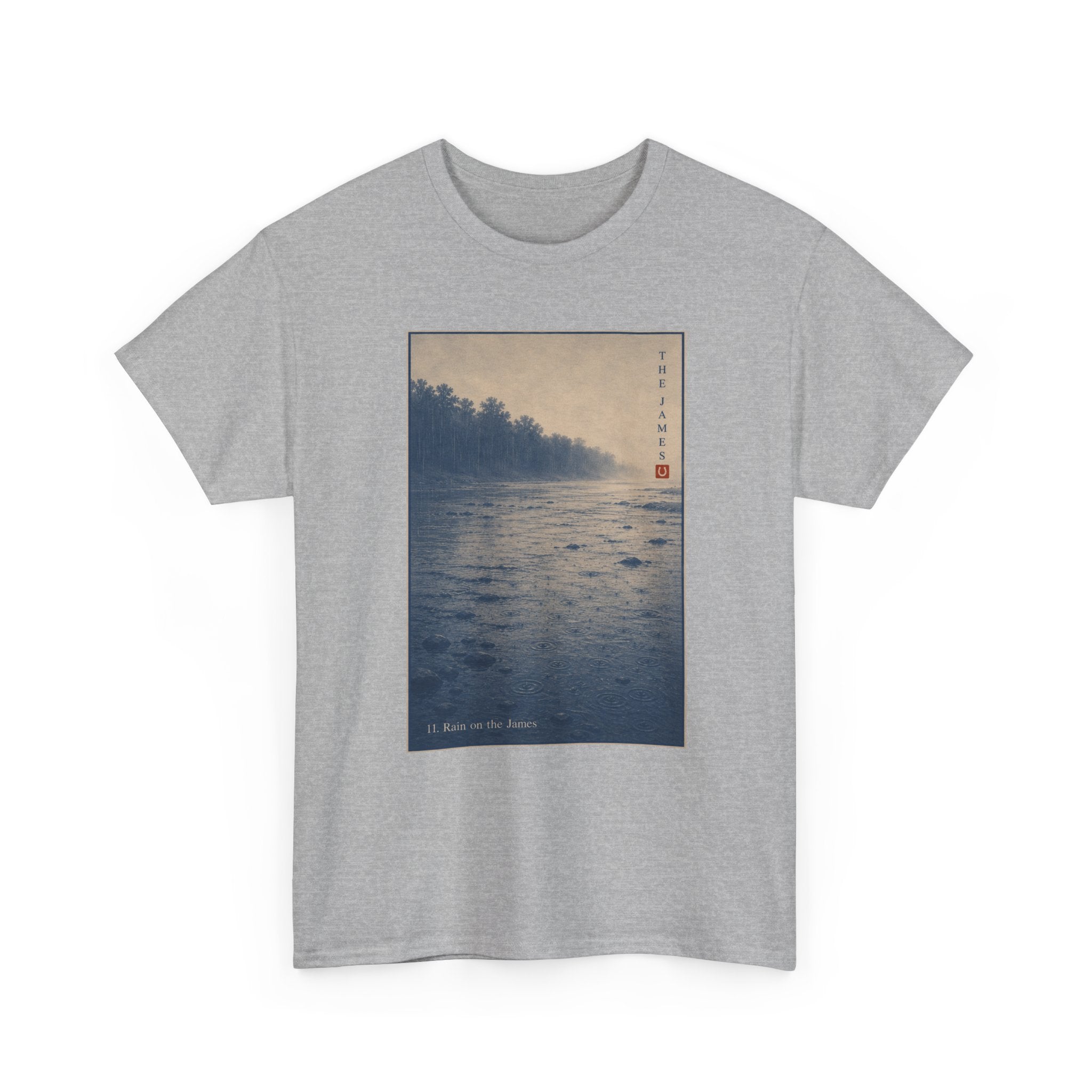 11. Rain on the Jame — Vintage River Art Print