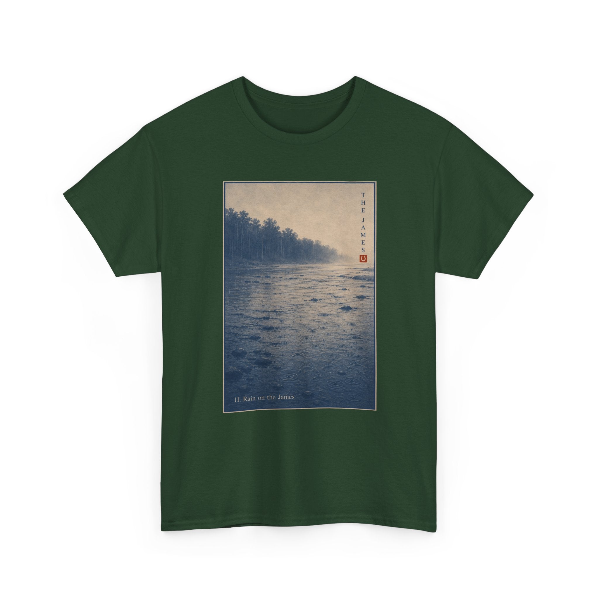 11. Rain on the Jame — Vintage River Art Print