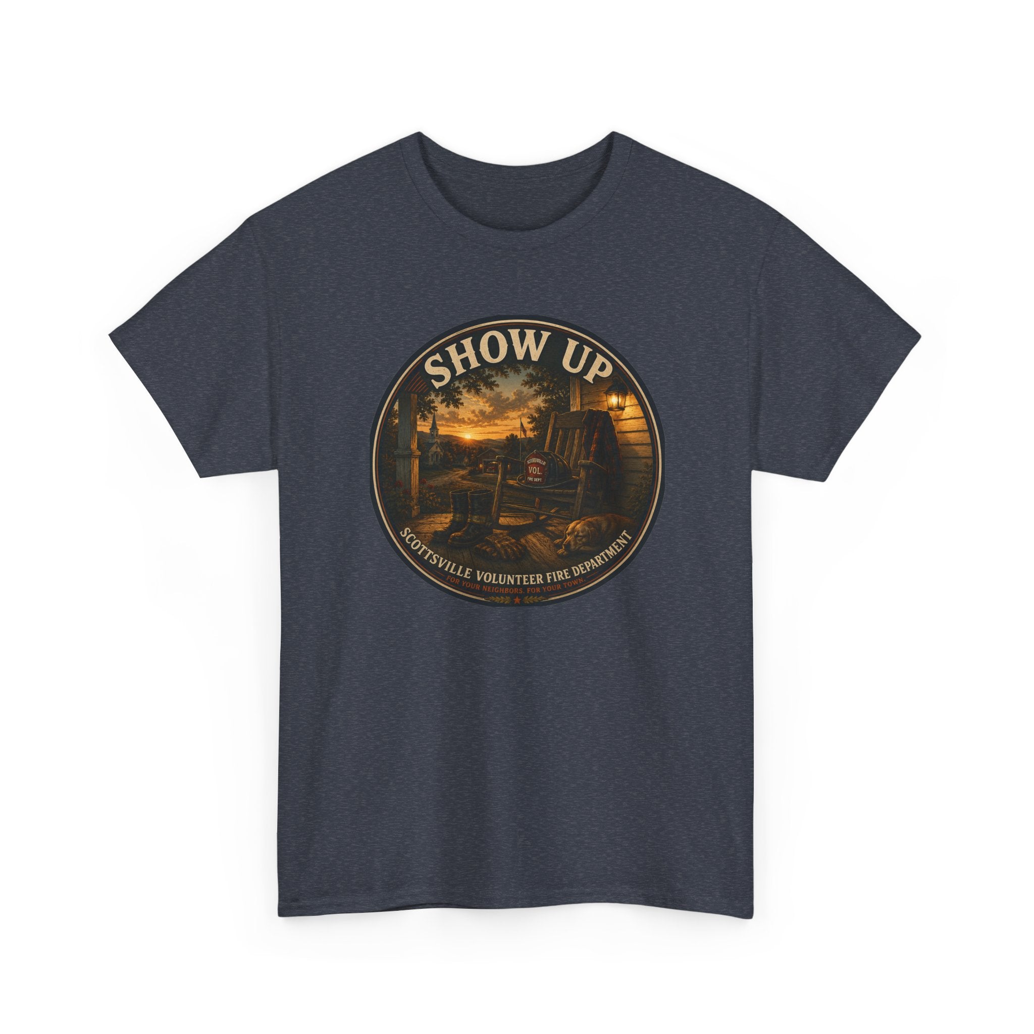 Volunteer Fire Department T-Shirt — Scottsville Firefighters Tribute Tee