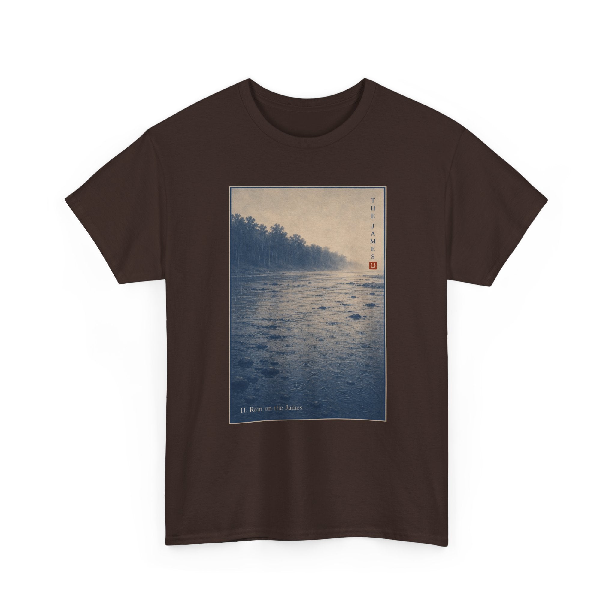 11. Rain on the Jame — Vintage River Art Print