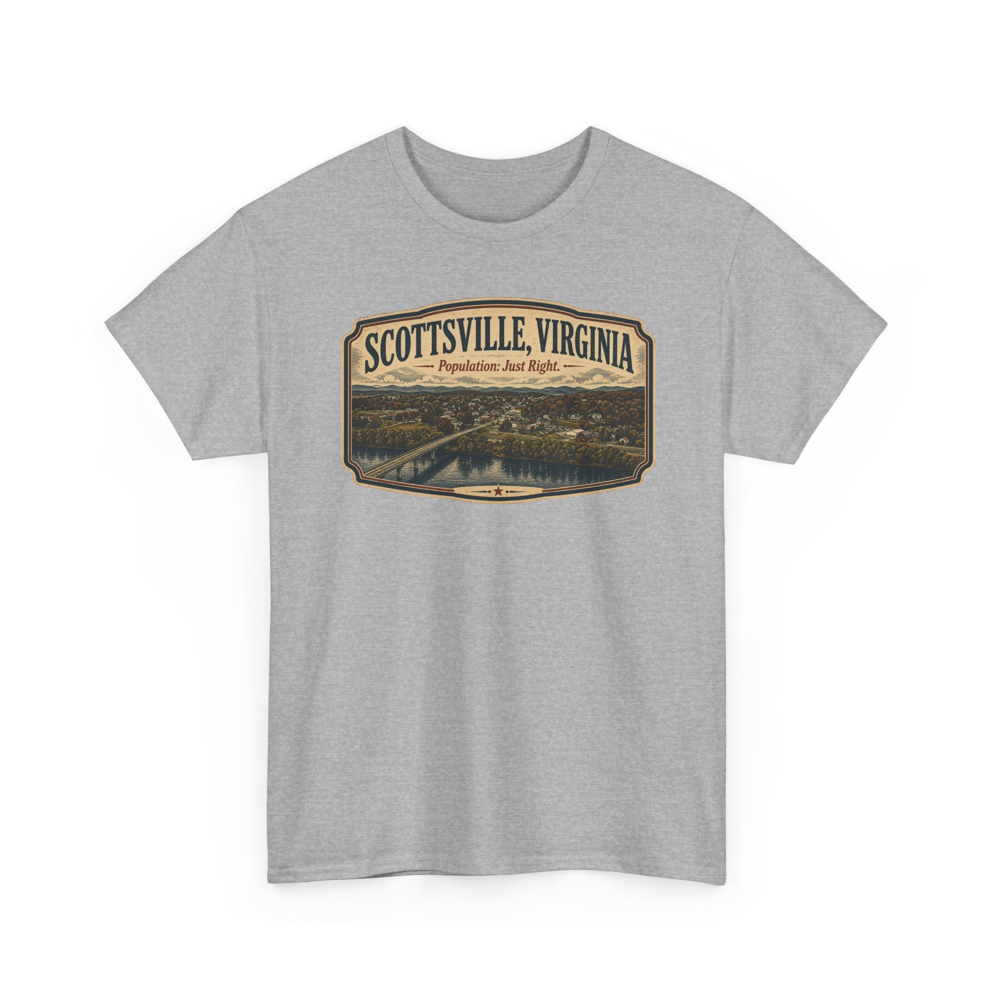 Scottsville, Virginia Vintage Scenic T‑Shirt
