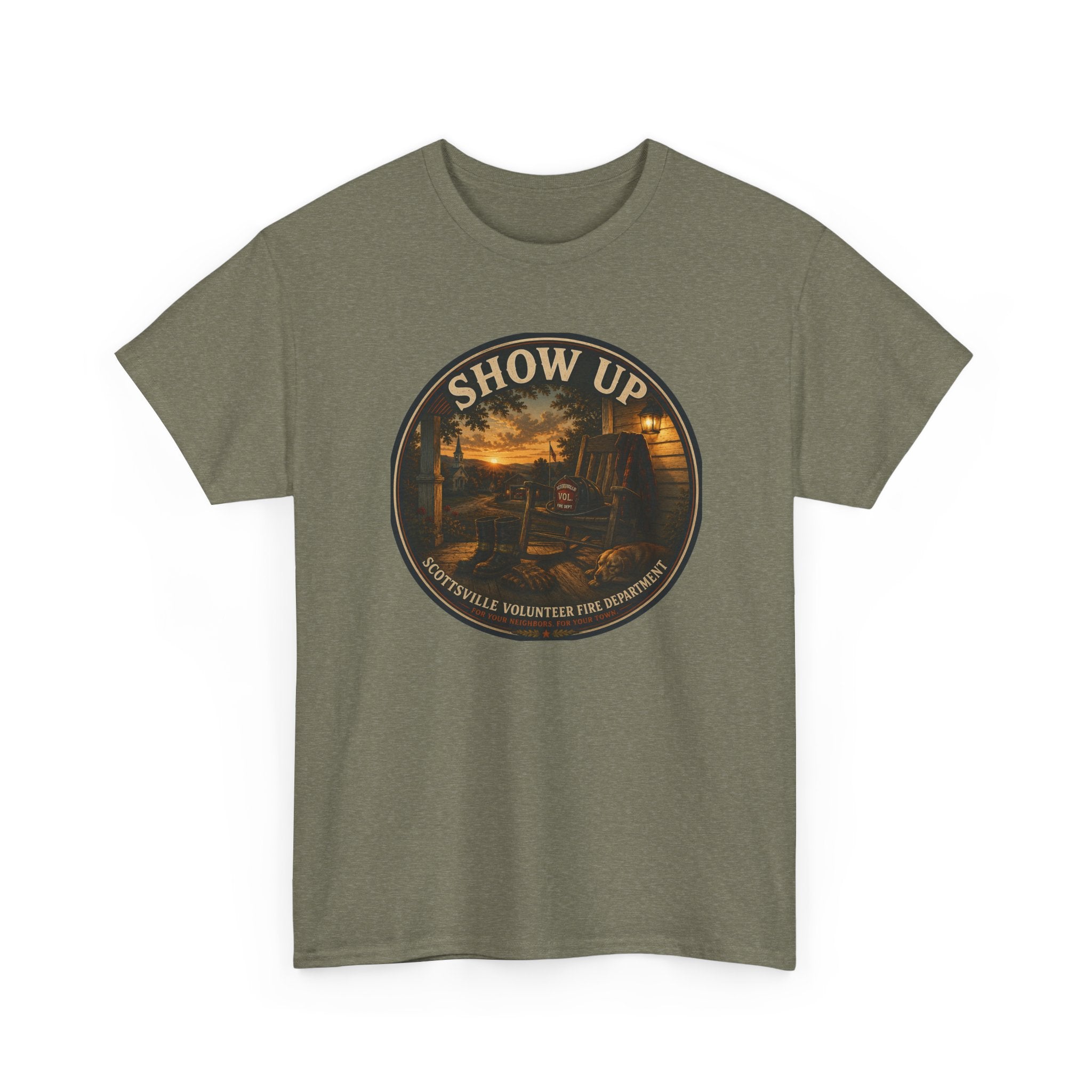 Volunteer Fire Department T-Shirt — Scottsville Firefighters Tribute Tee